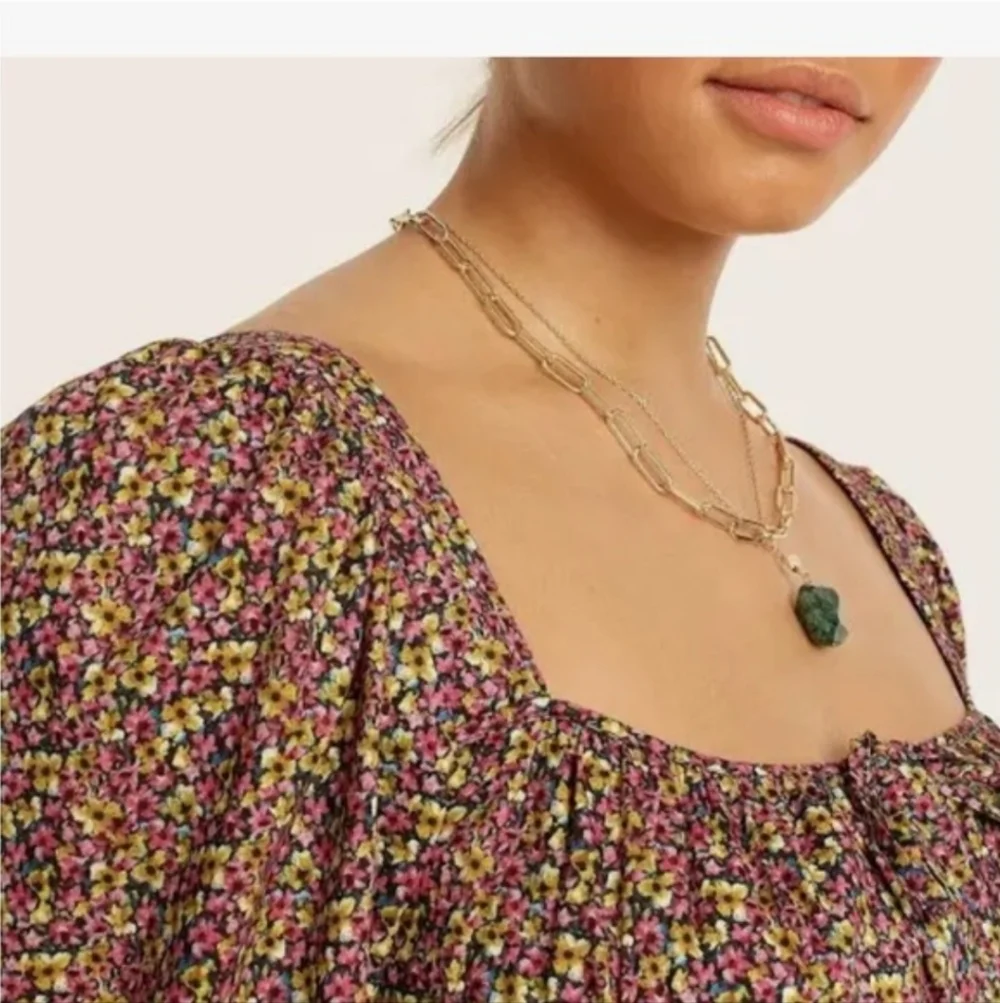 J. Crew Liberty‎ Fabric Smocked Top Busy Izzy Floral Square Neck NWTs size 0